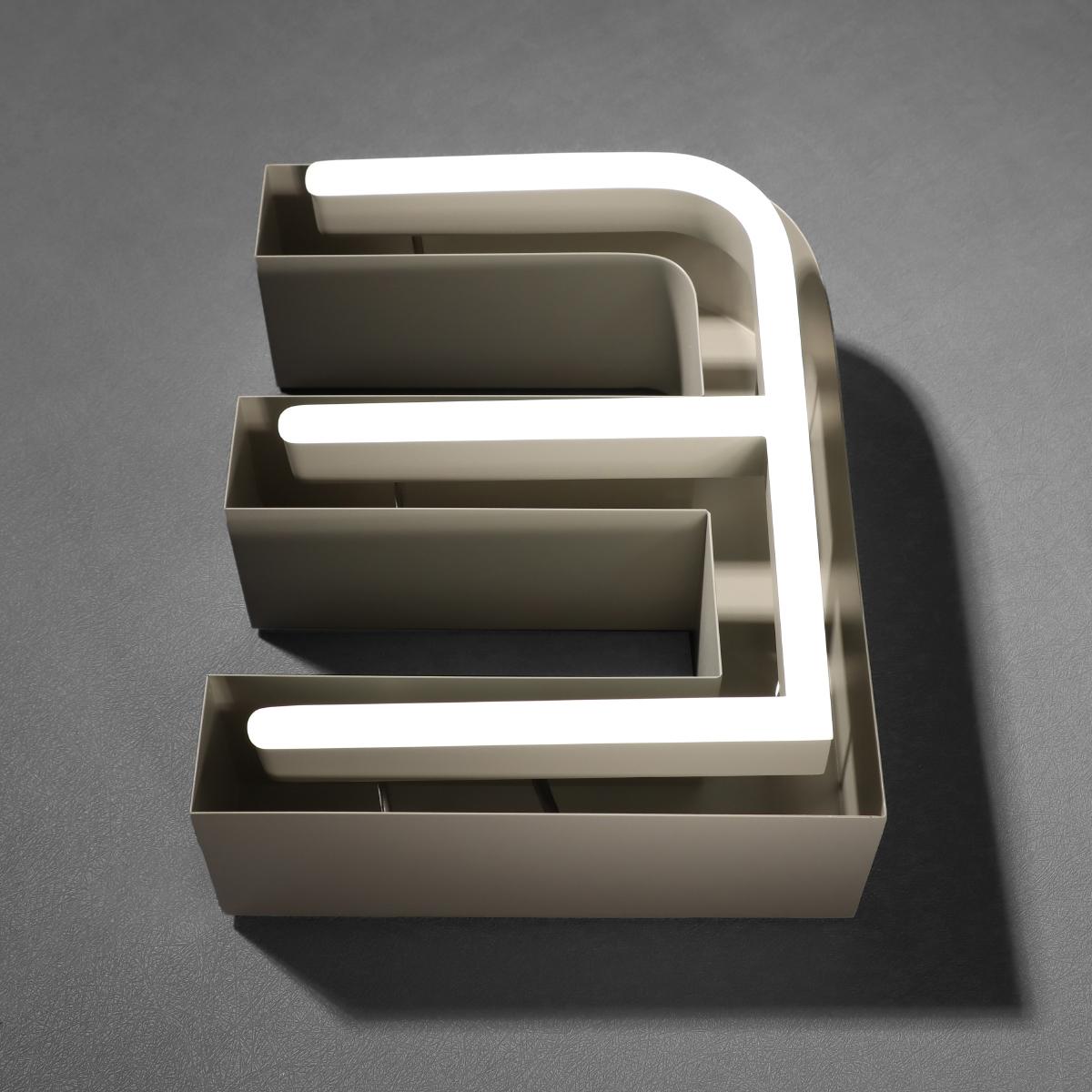 发光字霓虹灯条正面