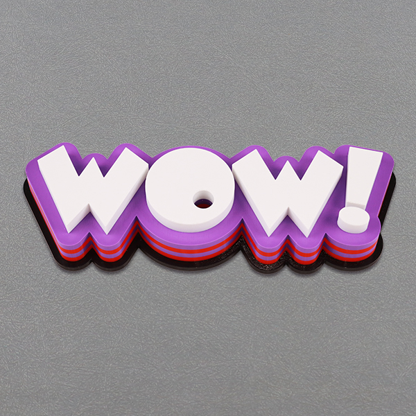 官网产品图 迷你发光字wow 1 已修