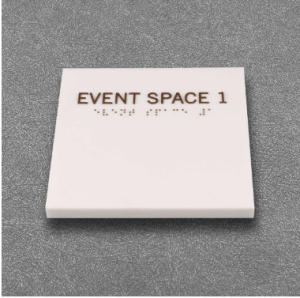 ADA Braille Sign