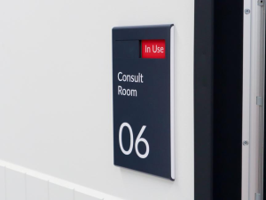 Hospital Room Sign