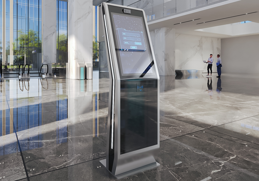 Digital wayfinding signage in industrial parks and office buildings