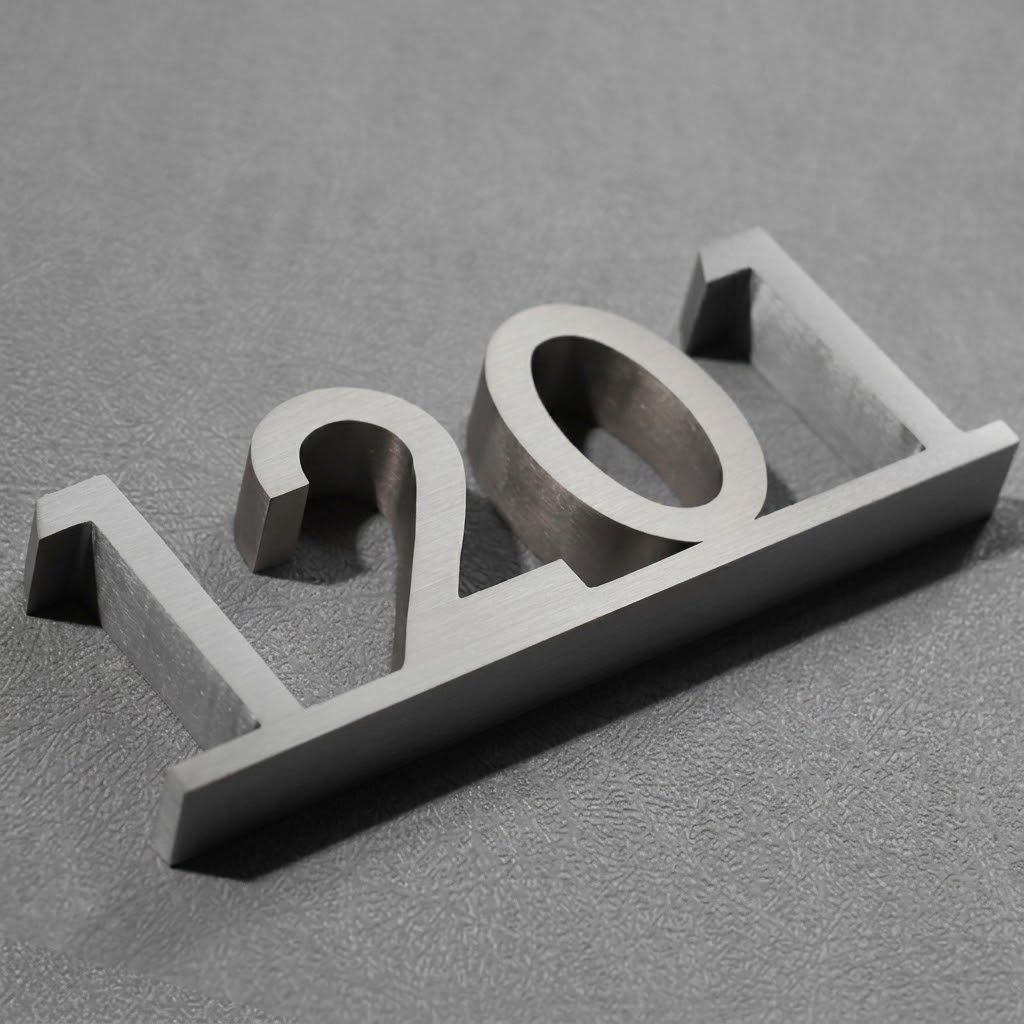 flat cut letters