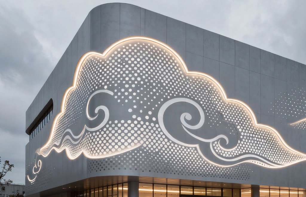 perforated aluminum panel