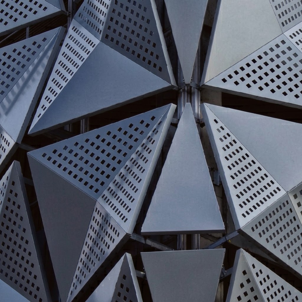 perforated metal facade