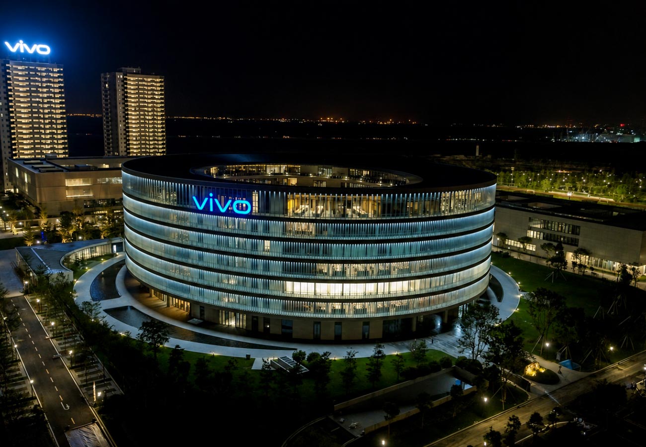 vivo Headquarters Rooftop Signage Project by COSUN SIGN Vivo