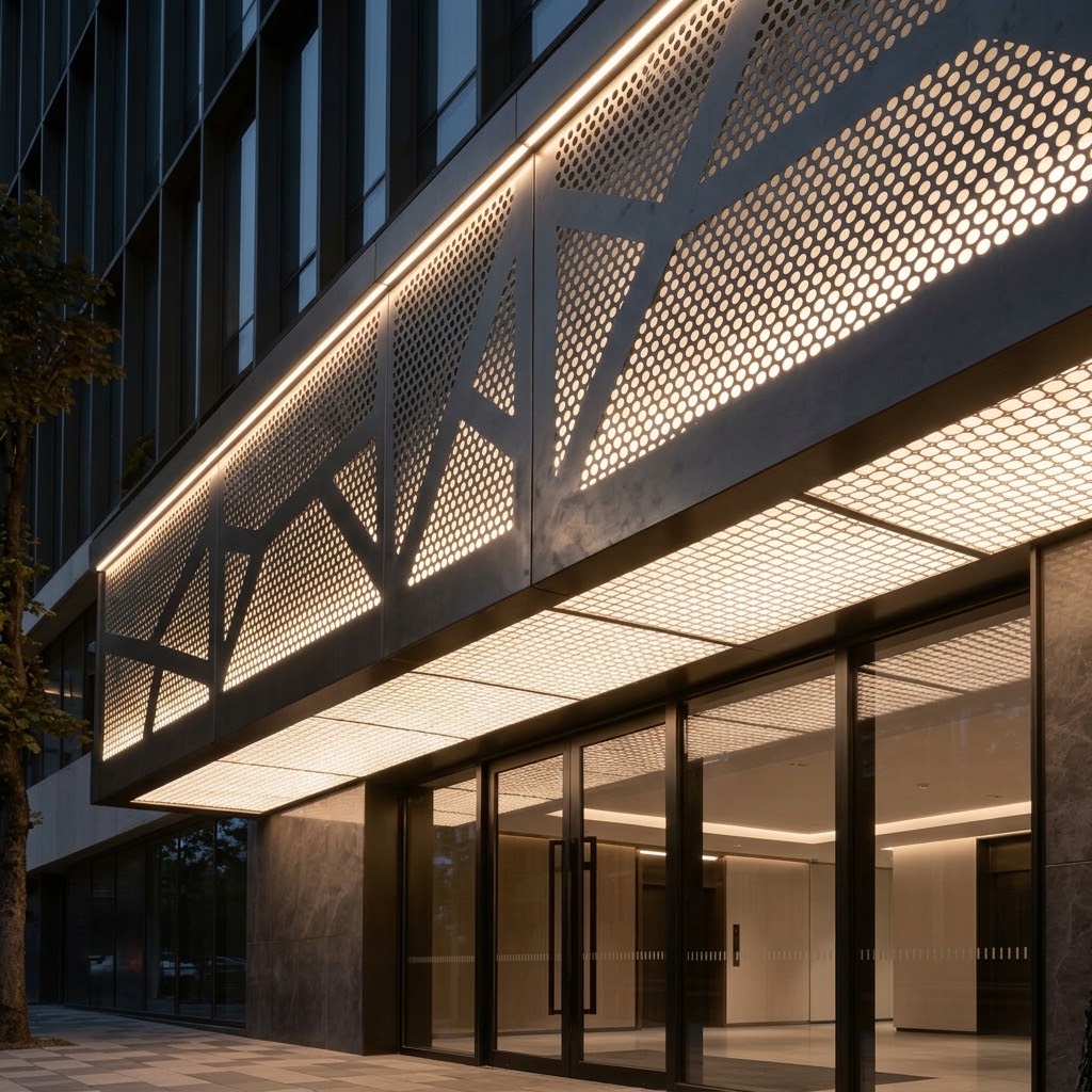 laser cut metal facade panels manufacturer