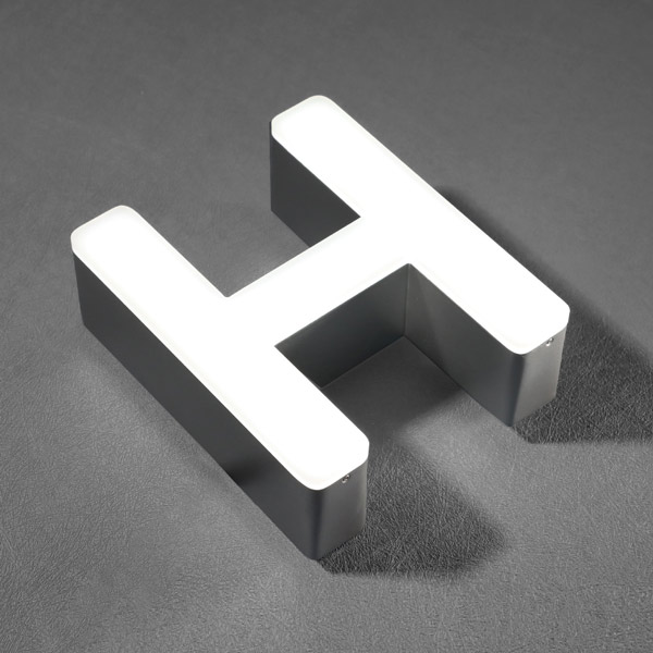 发光字(无边框亚克力外漏侧面)