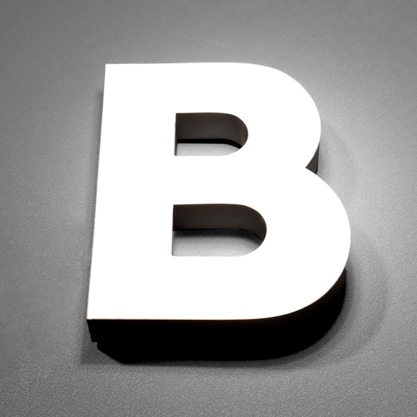 发光字(树脂B字正面)