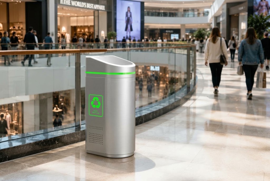 commercial outdoor trash cans