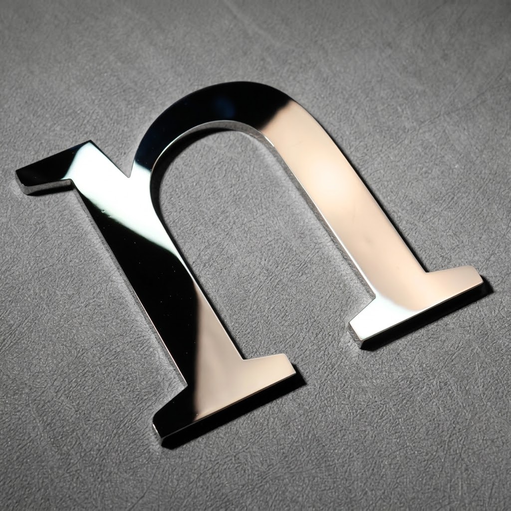 flat cut letters