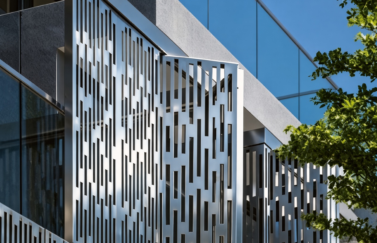 architectural perforated metal panels